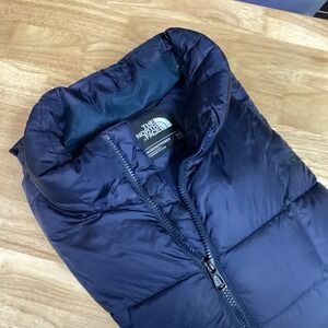 Ladies The North Face Goose‎ Down long 550 Parka Navy 2XL